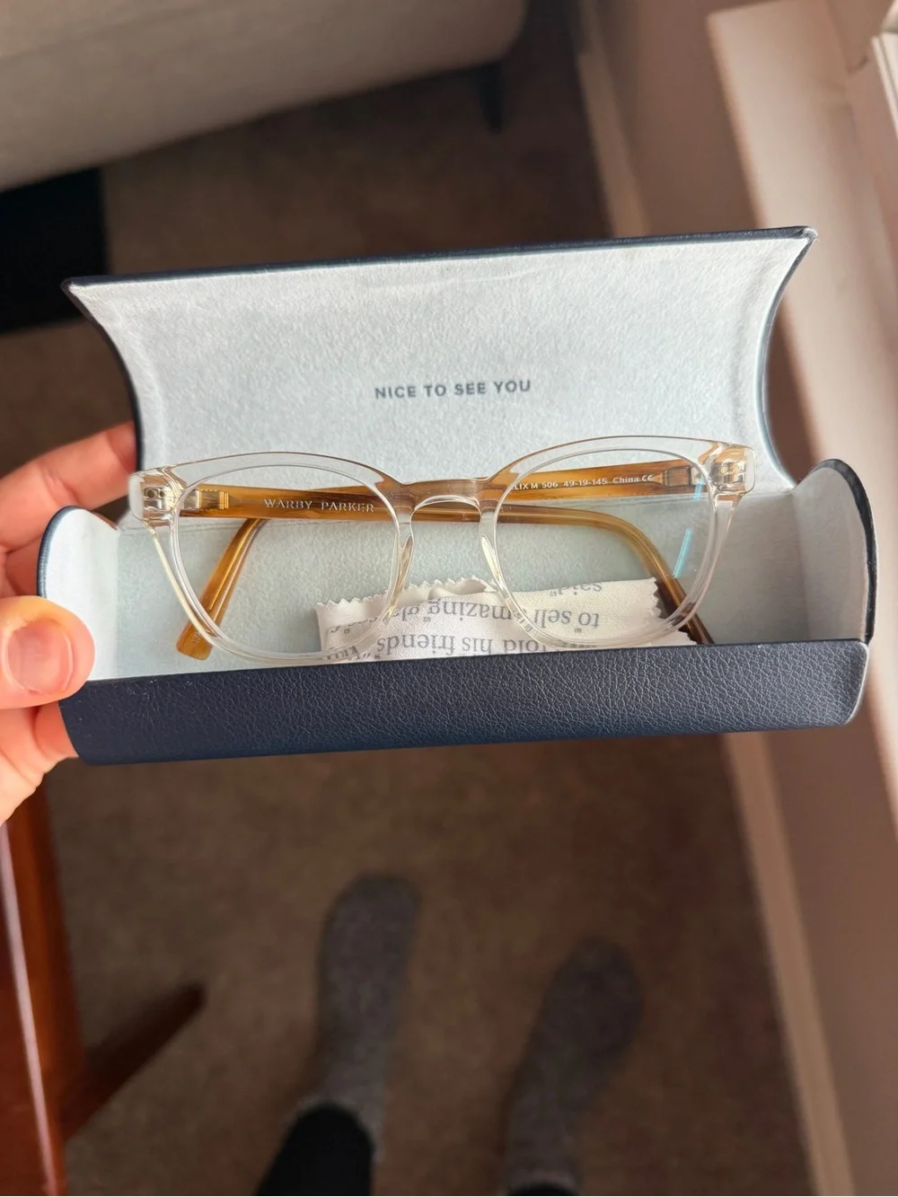 Warby Parker Blue Light Filtering Lenses for the Computer  - No prescription